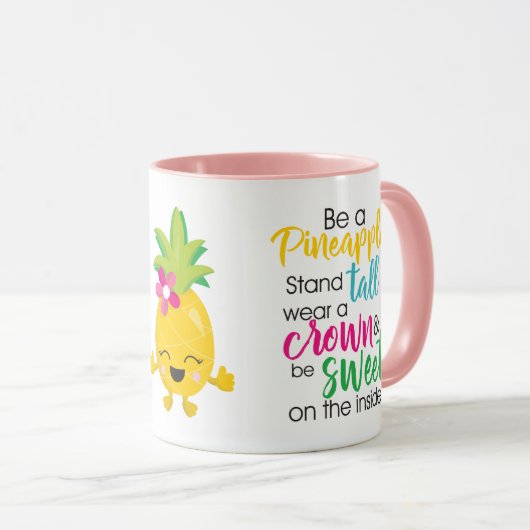 Seien Sie Ananas Tasse (VorderseiteRechts)