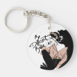 Seien Sie anders Schlüsselanhänger