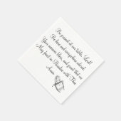 Seien Sie anwesend an unserem Tisch Lord Serviette (Ecke)