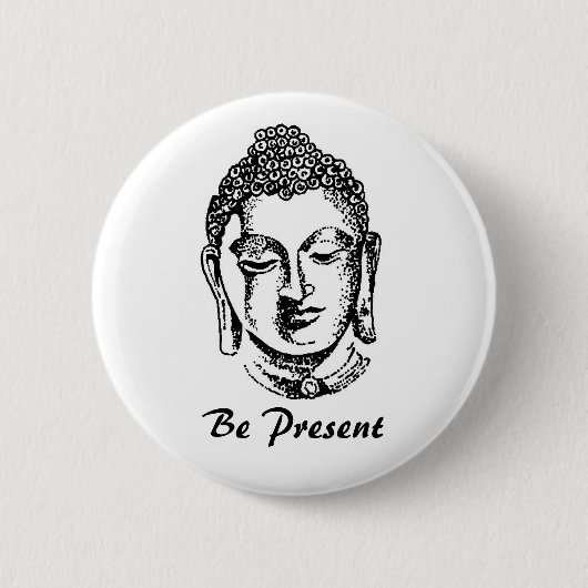 Seien Sie anwesend Button (Vorderseite)