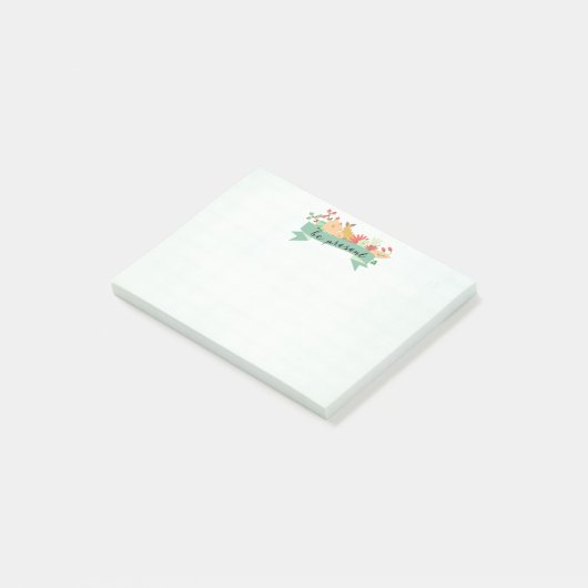 Seien Sie anwesende | Post-Itanmerkungen Post-it Klebezettel (angewinkelt)