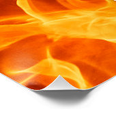 Seien Sie auf Feuer für Jesus Christliches Glauben Poster (Ecke)