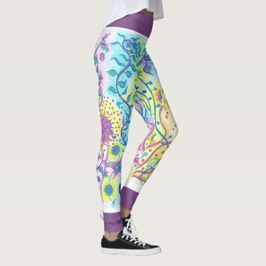 Seien Sie ausdrücken Ihre Freiheit - Yoga flexibel Leggings (Rechts)
