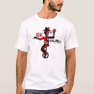 Seien Sie ausgeglichener cooler Clown auf T-Shirt