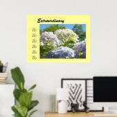 Seien Sie außergewöhnliche Kunstdruckgeschenke Hyd Poster (Heimbüro)