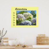 Seien Sie außergewöhnliche Kunstdruckgeschenke Hyd Poster (Küche)
