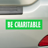 "Seien Sie barmherziger" Autoaufkleber (Auf Auto)