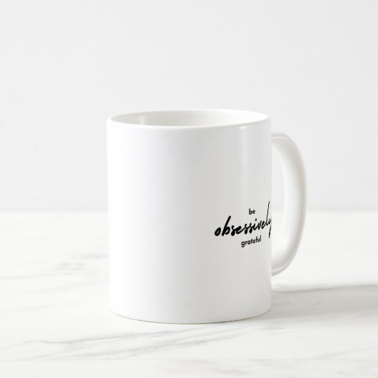 Seien Sie bedanke Inspiration Kaffeetasse (VorderseiteRechts)