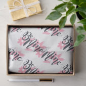 Seien Sie bei mir mit Blume und Herzzettel Seidenpapier (Geschenk)