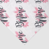 Seien Sie bei mir mit Blume und Herzzettel Seidenpapier (Ausschnitt)