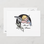 Seien Sie bei Peace Angel Postkarte (Vorne/Hinten)