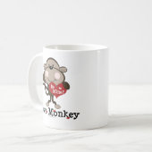 Seien Sie Bergwerk-Liebe-Affevalentine-Tasse Kaffeetasse (Vorderseite Links)