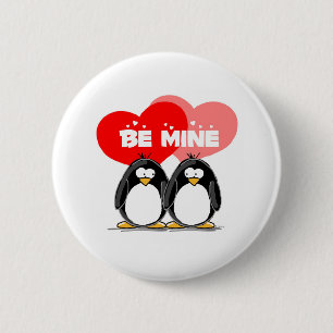 Seien Sie Bergwerk-Pinguine Button