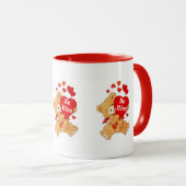 Seien Sie Bergwerk-Teddybär Tasse (VorderseiteRechts)