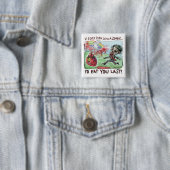 Seien Sie Bergwerk-Zombie-Valentinsgruß Button (Beispiel)