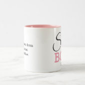 Seien Sie bescheiden SERVE wie ein Christlicher BO Zweifarbige Tasse (Mittel)