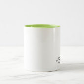 Seien Sie besessen von Ihrem eigenen Potenzial Zweifarbige Tasse (Mittel)