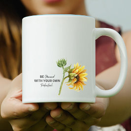 Seien Sie besessen von Ihrem eigenen Potenzial Zweifarbige Tasse