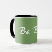 "Seien Sie beste" Kaffee-Tasse Tasse (Vorderseite Links)