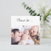 Seien Sie bitte die Foto-Karte unserer Eltern für  Karte (Stehend Vorderseite)