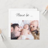 Seien Sie bitte die Foto-Karte unserer Eltern für  Karte (Vorderseite/Rückseite Beispiel)