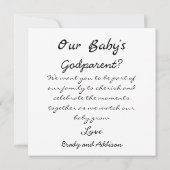 Seien Sie bitte die Foto-Karte unserer Eltern für  Karte (Rückseite)