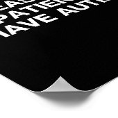 Seien Sie bitte geduldig, ich habe Autismus, Autis Poster (Ecke)