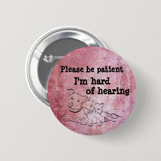 Seien Sie bitte geduldig: im stark des Button (Vorne & Hinten)