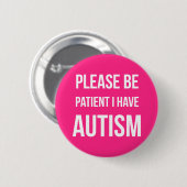 Seien Sie bitte, ich haben Button (Vorne & Hinten)