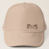 Seien Sie bleibe lauten Hut ruhig Truckerkappe (Vorderseite)