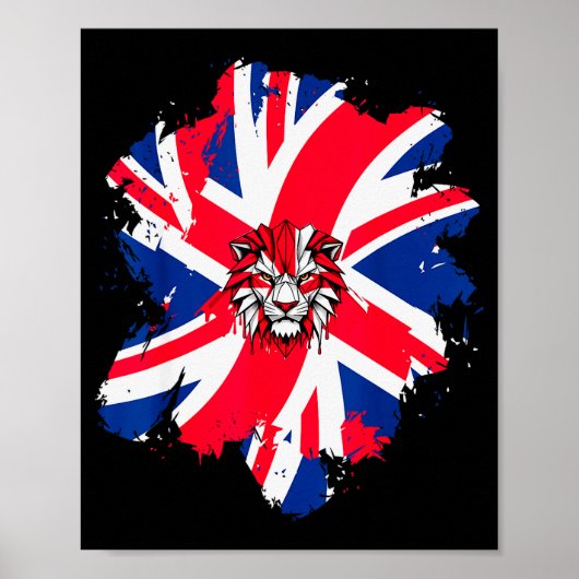 Seien Sie britische Flagge UK Engli-Shirt_1 Poster (Vorne)