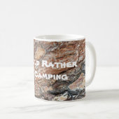 Seien Sie Camping Bäume Bark Foto rustikal Kaffeetasse (VorderseiteRechts)