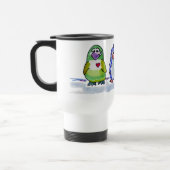 Seien Sie Coolen Cartoon Pinguine Travel Mug Reisebecher (Links)