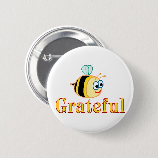 Seien Sie dankbar Button (Vorne & Hinten)
