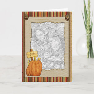 Seien Sie dankbar für die Foto Frame Card Dankeskarte