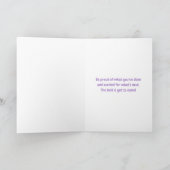 Seien Sie dankbar für Ihre Affirmation Card Feiertagskarte (Innenseite)