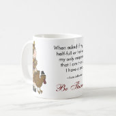 Seien Sie dankbar Kaffeetasse (Vorderseite Links)