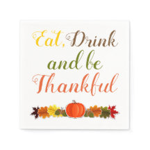 Seien Sie dankbar Kürbis-Blätter Typografie Ernted