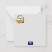 Seien Sie dankbar Mitteilungskarte (Rückseite)