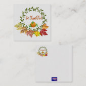 Seien Sie dankbar Mitteilungskarte (Vorne/Hinten)