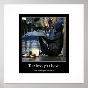 Seien Sie dankbar Poster