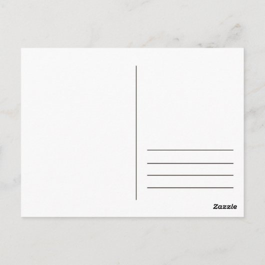 Seien Sie dankbar Postkarte (Rückseite)