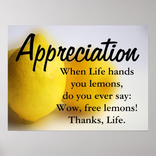 Seien Sie dankbar und zählen Sie Ihre Segnungen 3 Poster (Vorne)