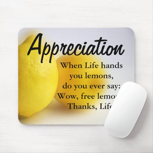 Seien Sie dankbar und zählen Sie Ihren Segen Mousepad (Mit Mouse)