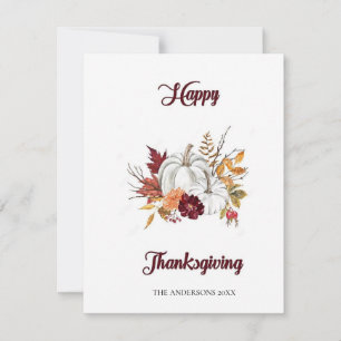 Seien Sie dankbar Whimsical Happy Thanksgiving Feiertagskarte