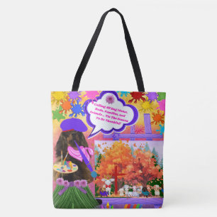 Seien Sie dankbar zum Erntedankfest, Lady's Tote B Tasche