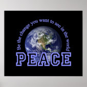 Seien Sie das Change Poster (Vorne)