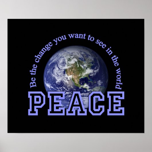 Seien Sie das Change Poster (Vorne)