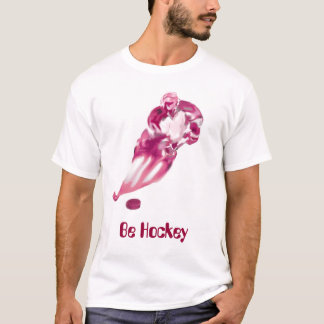 Seien Sie das Hockey, rot T-Shirt