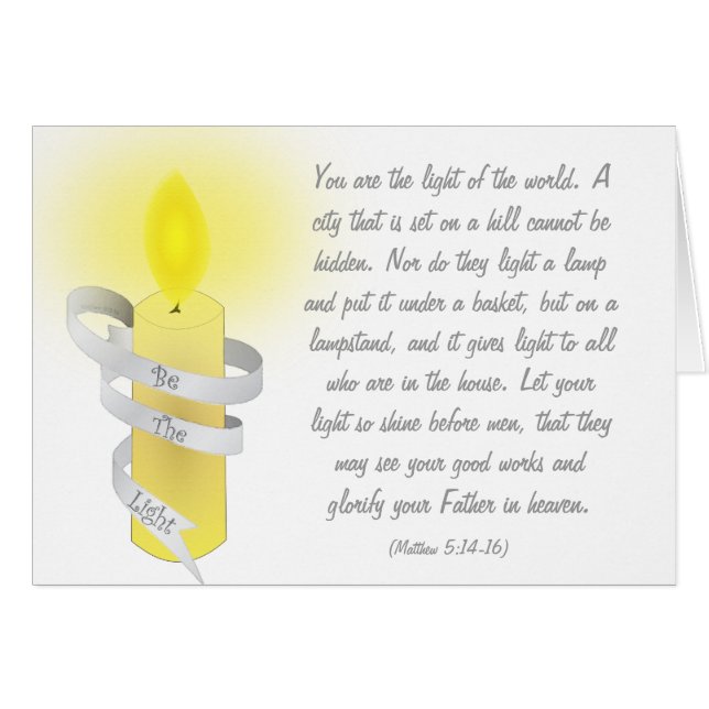 Seien Sie das Licht (Vorderseite (Horizontal))